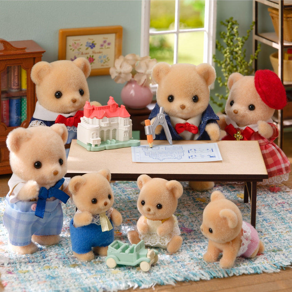 Speelset Familie Biscuit beer - met 3 figuren - Speelsets Sylvanian Families - In den Olifant