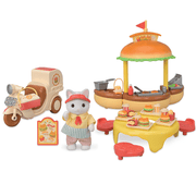Speelset Hamburger Stand met 1 popje - Speelsets Sylvanian Families - In den Olifant