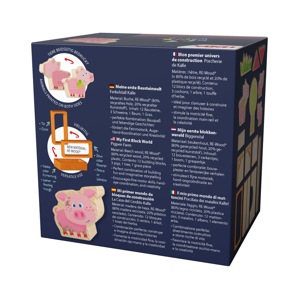 Speelset My 1st Block World Biggenstal - set van 17 - Speelsets Haba - In den Olifant