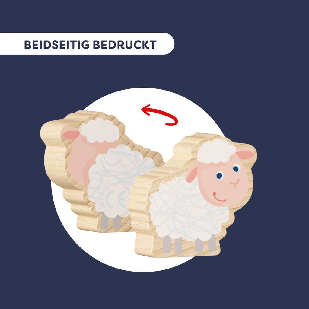 Speelset My 1st Block World Schapenweide - set van 17 - Speelsets Haba - In den Olifant