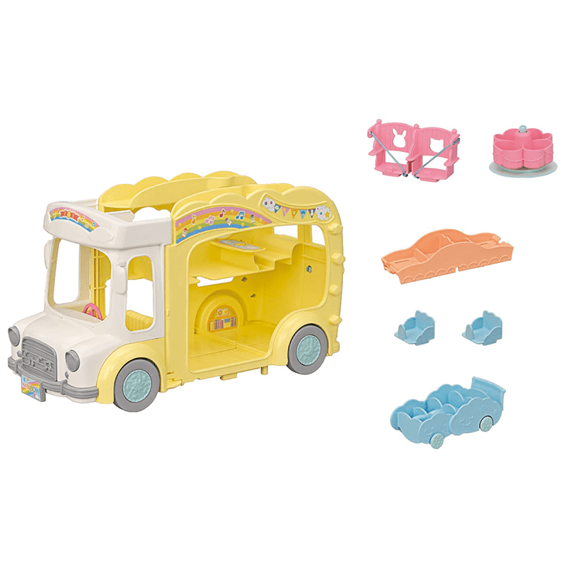 Speelset - Regenboog Babybus - Speelsets Sylvanian Families - In den Olifant