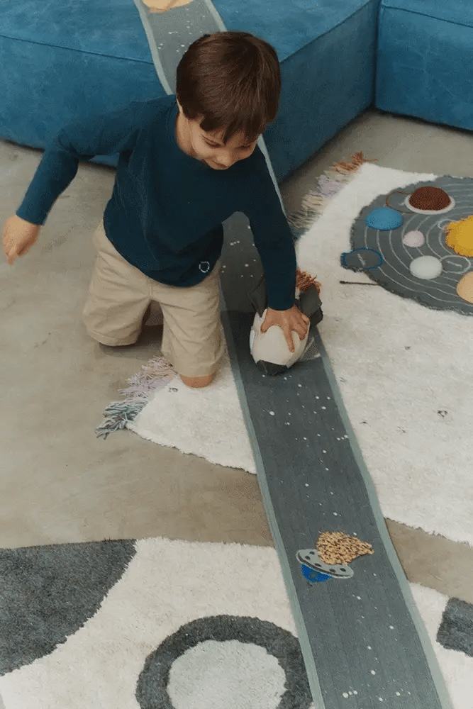 Speelset - Ride & Roll Milkyway - Autobanen en verkeersborden Lorena Canals - In den Olifant