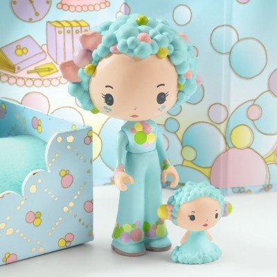 Speelset Tinyly - Blue Tinyroom - Speelfiguren Djeco - In den Olifant