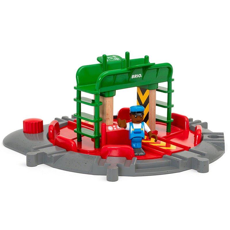 Speelset Turntable & figure met 1 speelfiguurtje - Treinsporen en accessoires Brio - In den Olifant