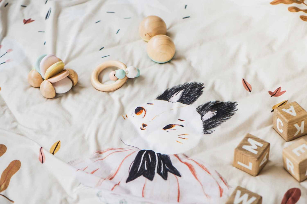 Speeltapijt en opbergzak Moulin Roty Après la pluie - Opbergers Play&go - In den Olifant