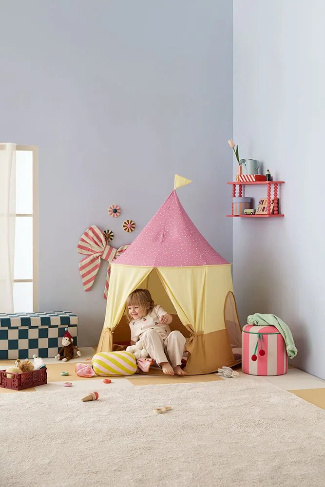 Speeltent Circus Pink - Tipi's en speeltenten Kid's Concept - In den Olifant