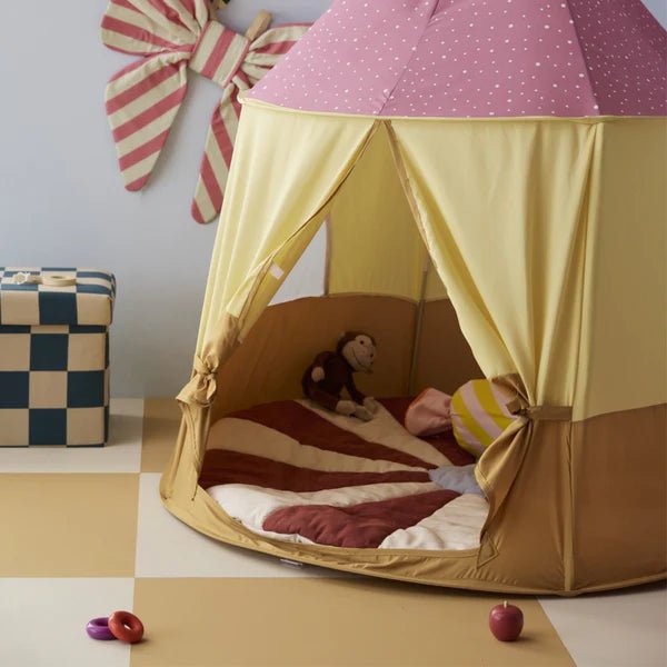 Speeltent Circus Pink - Tipi's en speeltenten Kid's Concept - In den Olifant