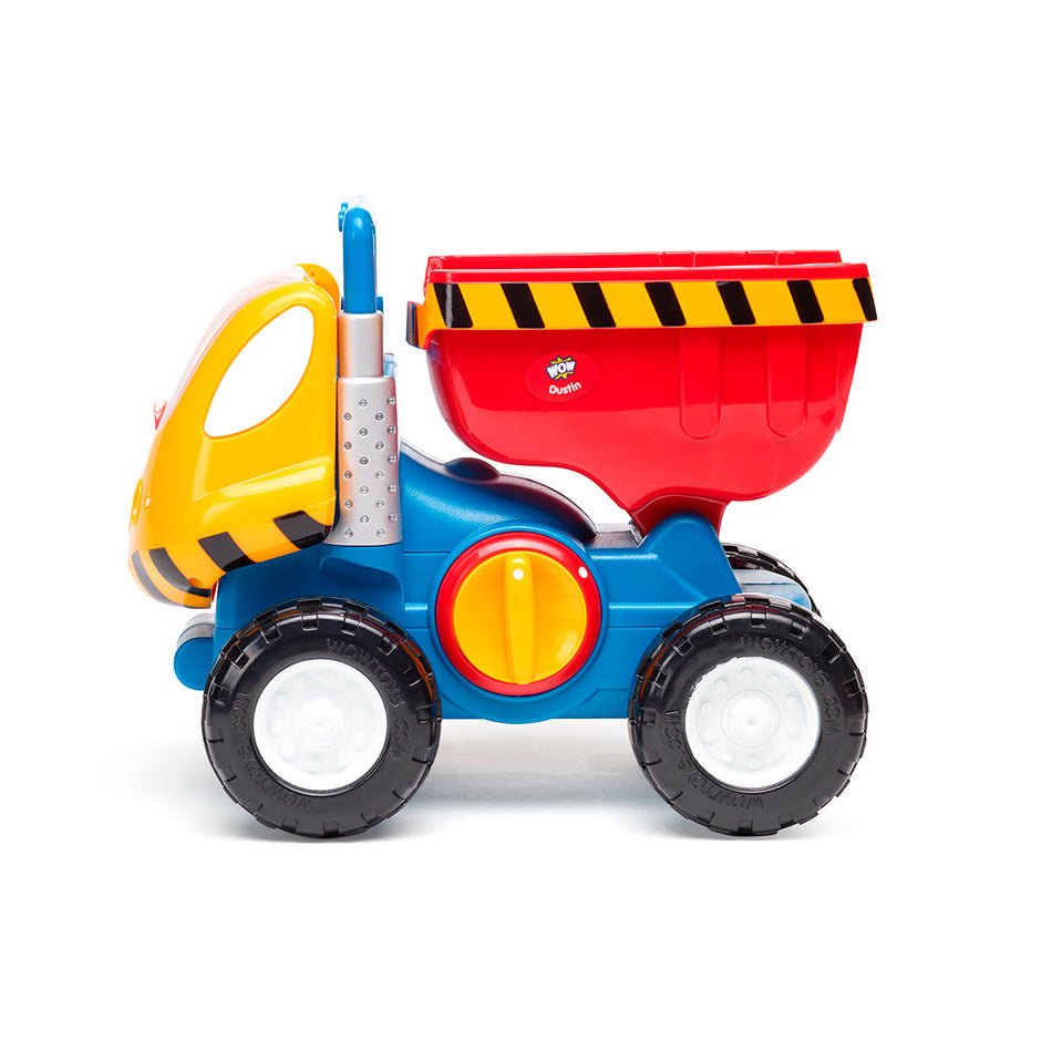 Speelvoertuig Dustin Dump Truck - set van 2 - Speelvoertuigen WOW - In den Olifant