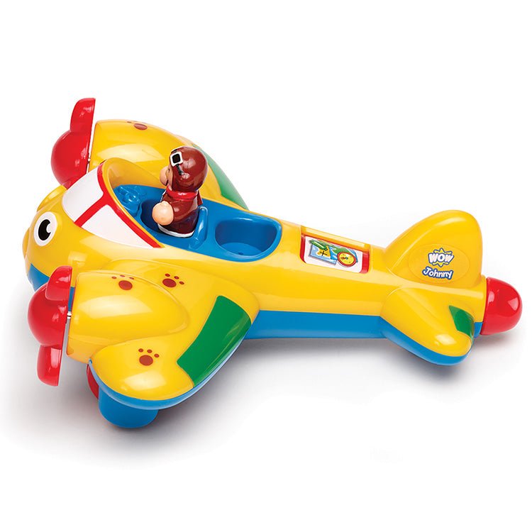 Speelvoertuig Johnny Jungle Plane - set van 3 - Vliegtuigen en helicopters WOW Toys - In den Olifant