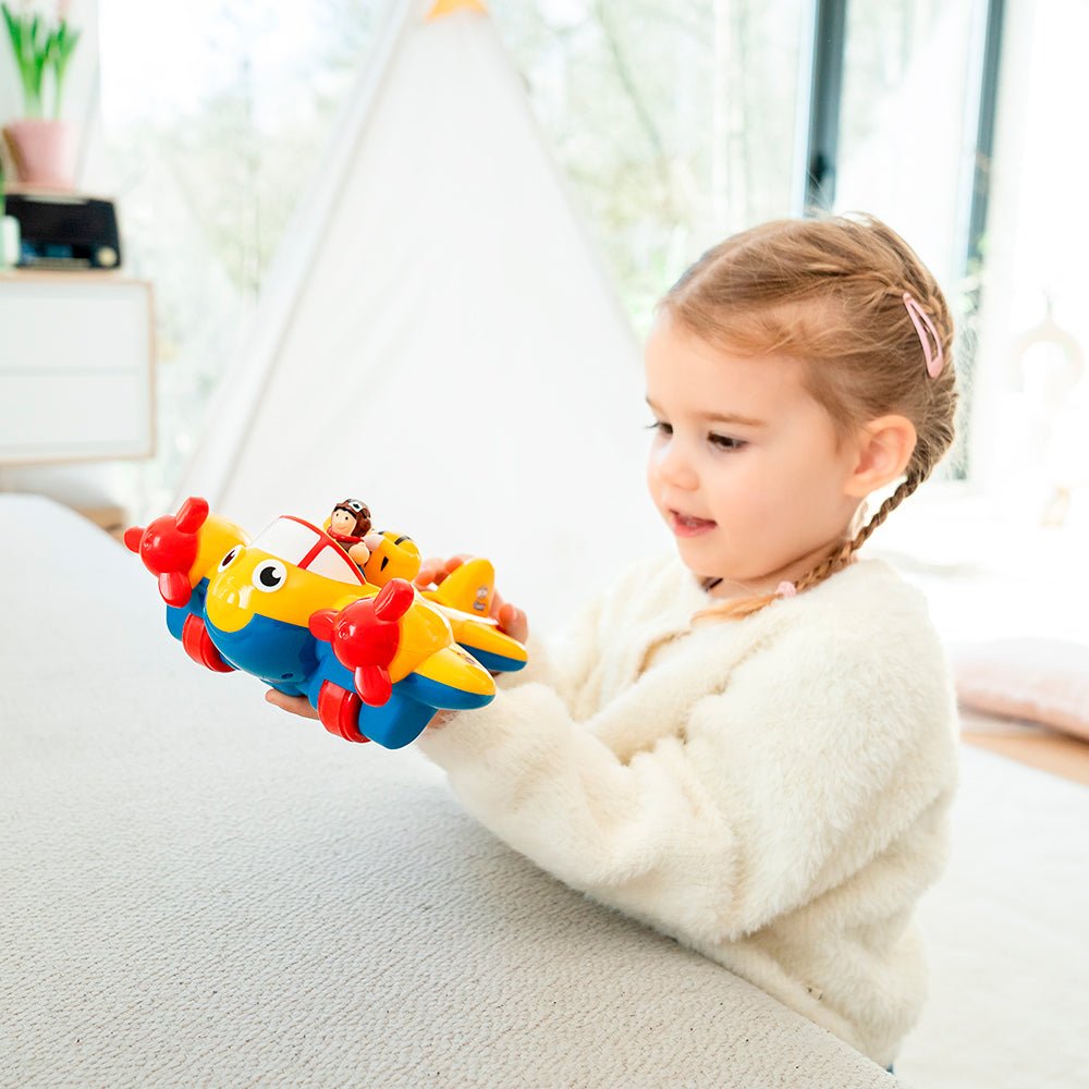 Speelvoertuig Johnny Jungle Plane - set van 3 - Vliegtuigen en helicopters WOW Toys - In den Olifant