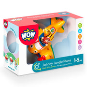 Speelvoertuig Johnny Jungle Plane - set van 3 - Vliegtuigen en helicopters WOW Toys - In den Olifant