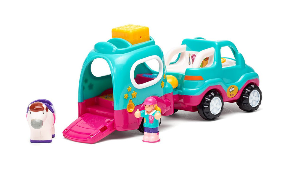 Speelvoertuig Polly's Pony Adventure - set van 5 - Auto's en voertuigen WOW Toys - In den Olifant