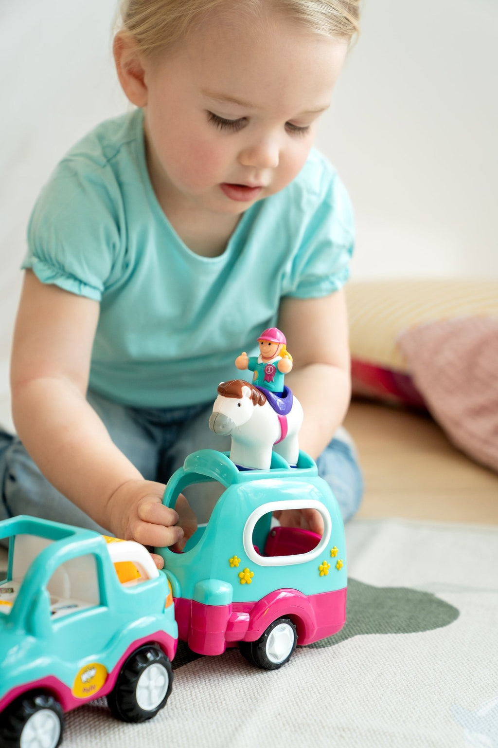 Speelvoertuig Polly's Pony Adventure - set van 5 - Auto's en voertuigen WOW Toys - In den Olifant