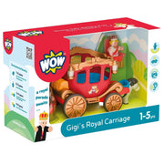 Speelvoetuig Gigi 's Royal Carriage - met 2 popjes - Speelvoertuigen WOW Toys - In den Olifant