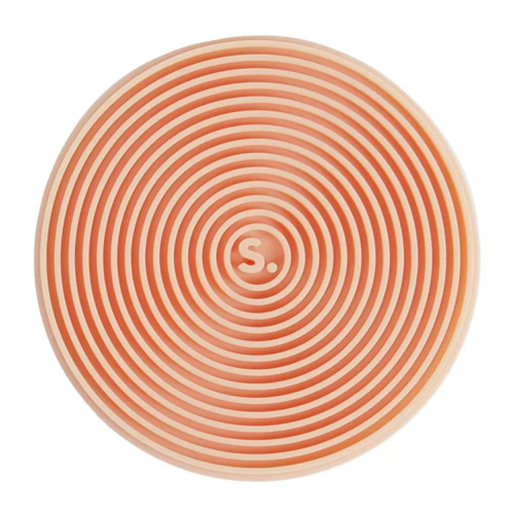 Siliconen sensorische sticker Slabs Circle Groove Orange