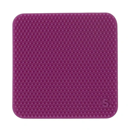 Siliconen sensorische sticker Slabs Square Static Purple
