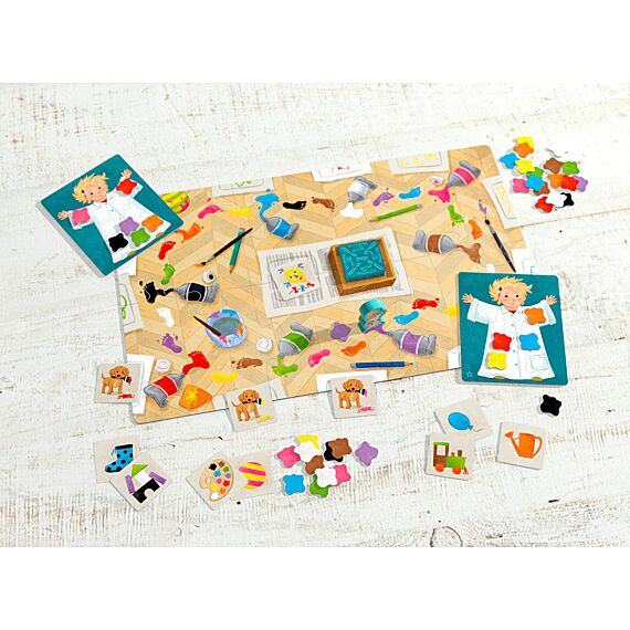 Spel - Kees Kakelbont - Coöperatieve gezelschapsspellen Haba - In den Olifant