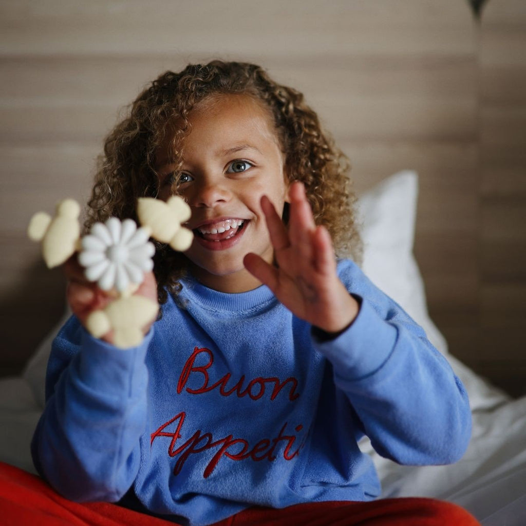 Spinner met zuignap - Suction Spinner Toy Bee - Activiteitenspeelgoed Mushie - In den Olifant