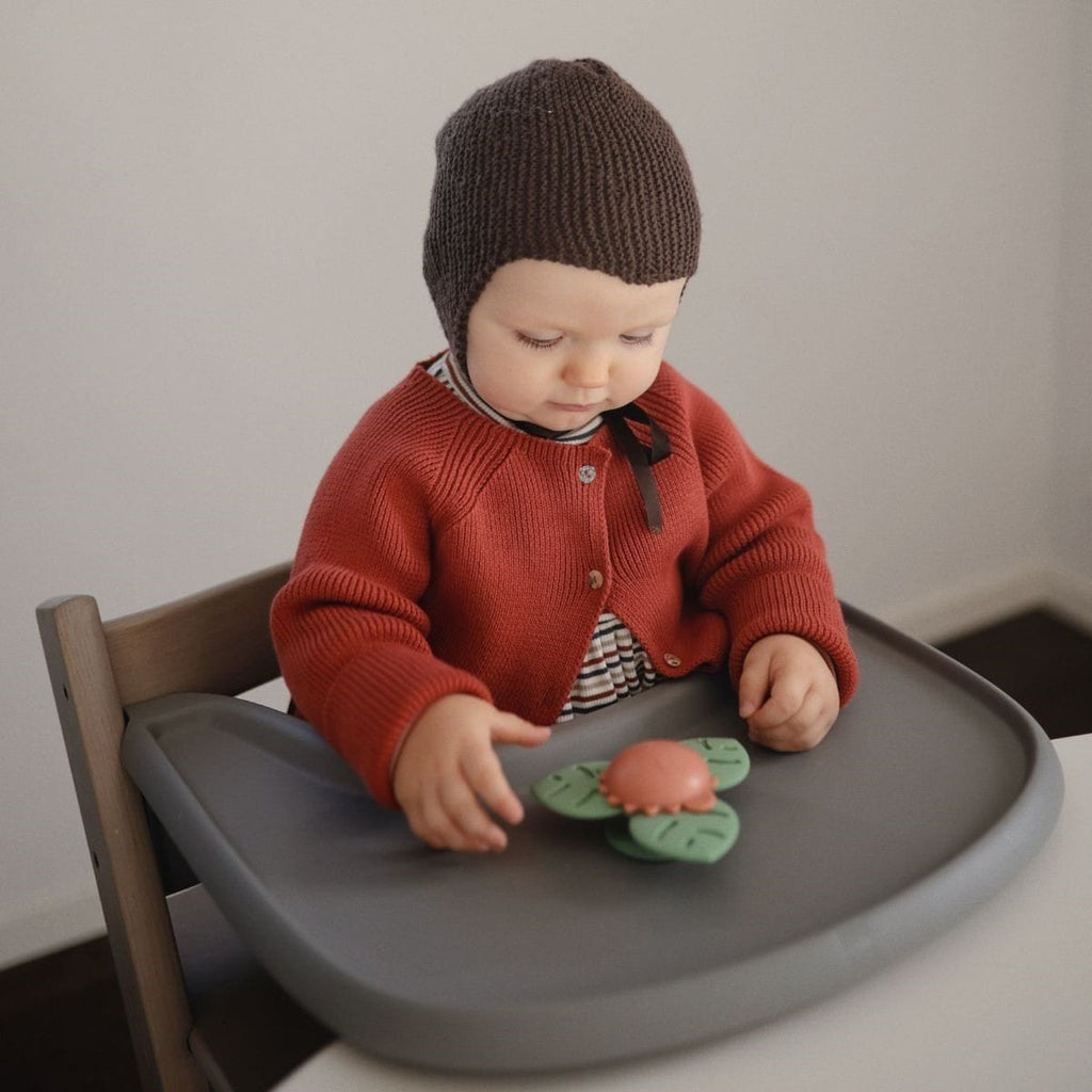 Spinner met zuignap - Suction Spinner Toy Dino - Activiteitenspeelgoed Mushie - In den Olifant