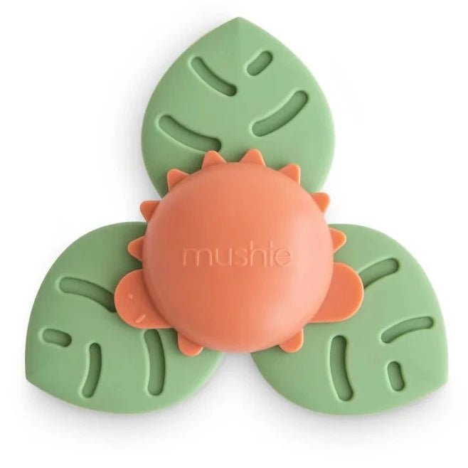 Spinner met zuignap - Suction Spinner Toy Dino - Activiteitenspeelgoed Mushie - In den Olifant