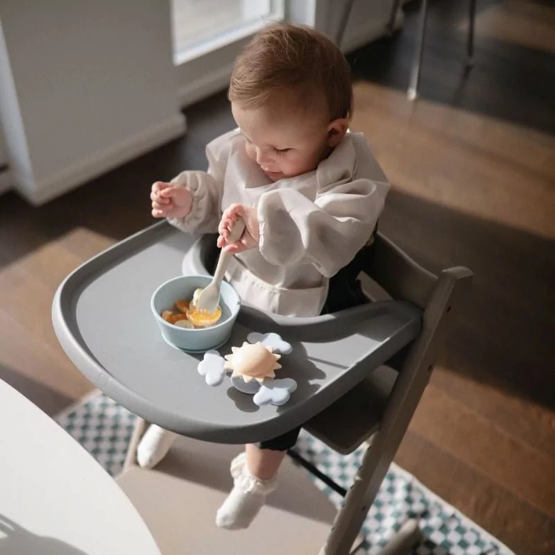 Spinner met zuignap - Suction Spinner Toy Sunshine - Activiteitenspeelgoed Mushie - In den Olifant