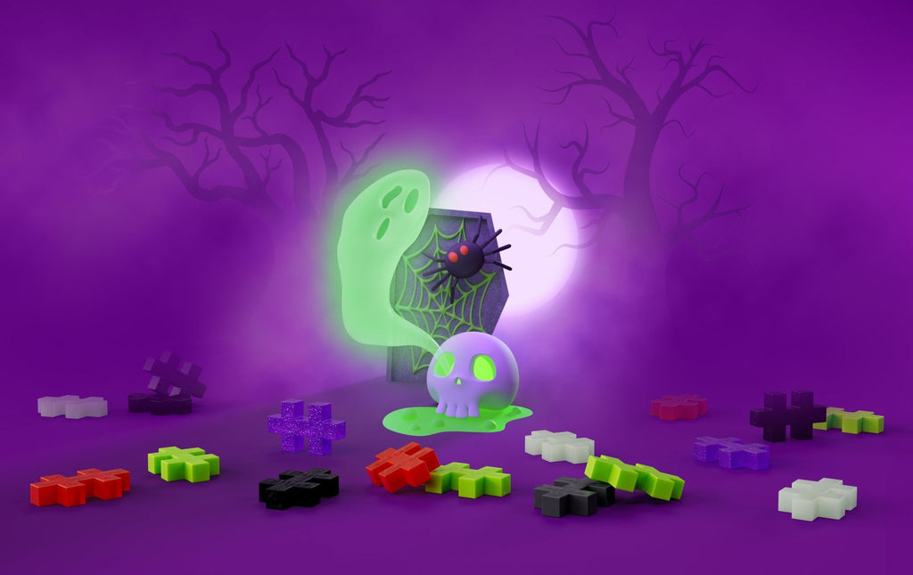 Spooky Mix Tube Plus - Plus - 240 bouwstenen - Bouwsets Plus Plus - In den Olifant
