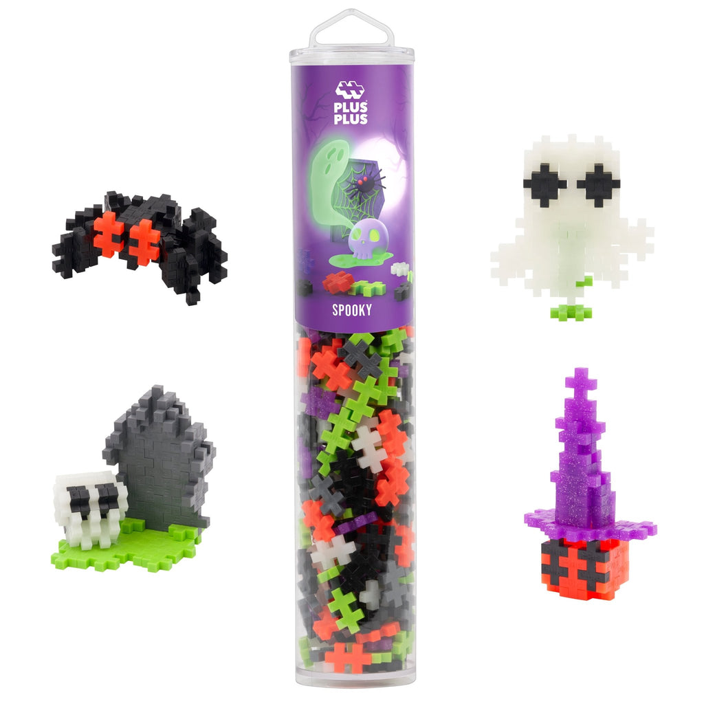 Spooky Mix Tube Plus - Plus - 240 bouwstenen - Bouwsets Plus Plus - In den Olifant