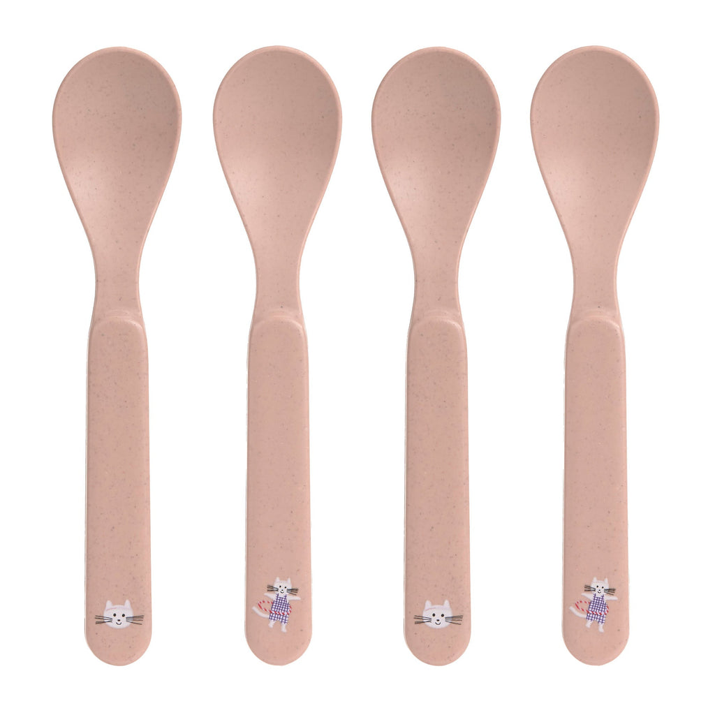 Spoon Set PP/Cellulose Tiny Team Cat - Aan tafel Lässig - In den Olifant