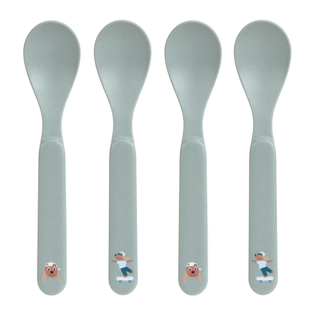 Spoon Set PP/Cellulose Tiny Team Dog - Aan tafel Lässig - In den Olifant