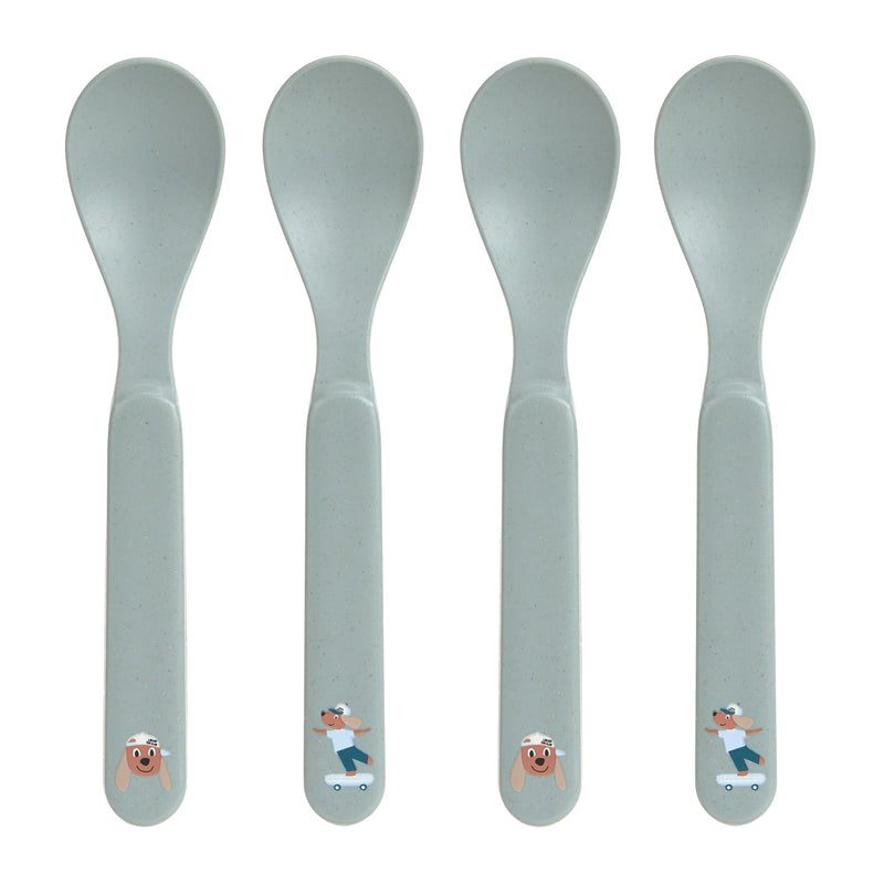 Spoon Set PP/Cellulose Tiny Team Dog - Aan tafel Lässig - In den Olifant