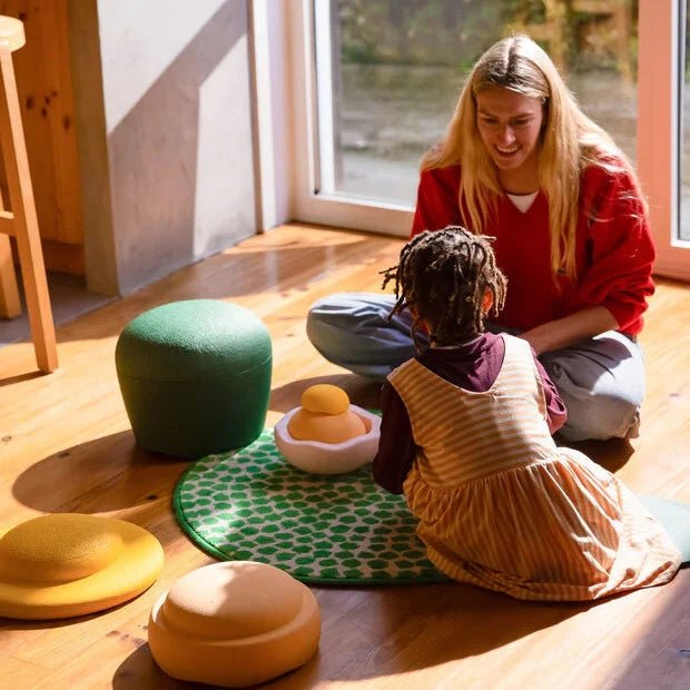 Spring Special Dynamic Complete Water Lily - set van 7 + GRATIS Pad Dark Blue - Open ended speelgoed Stapelstein - In den Olifant