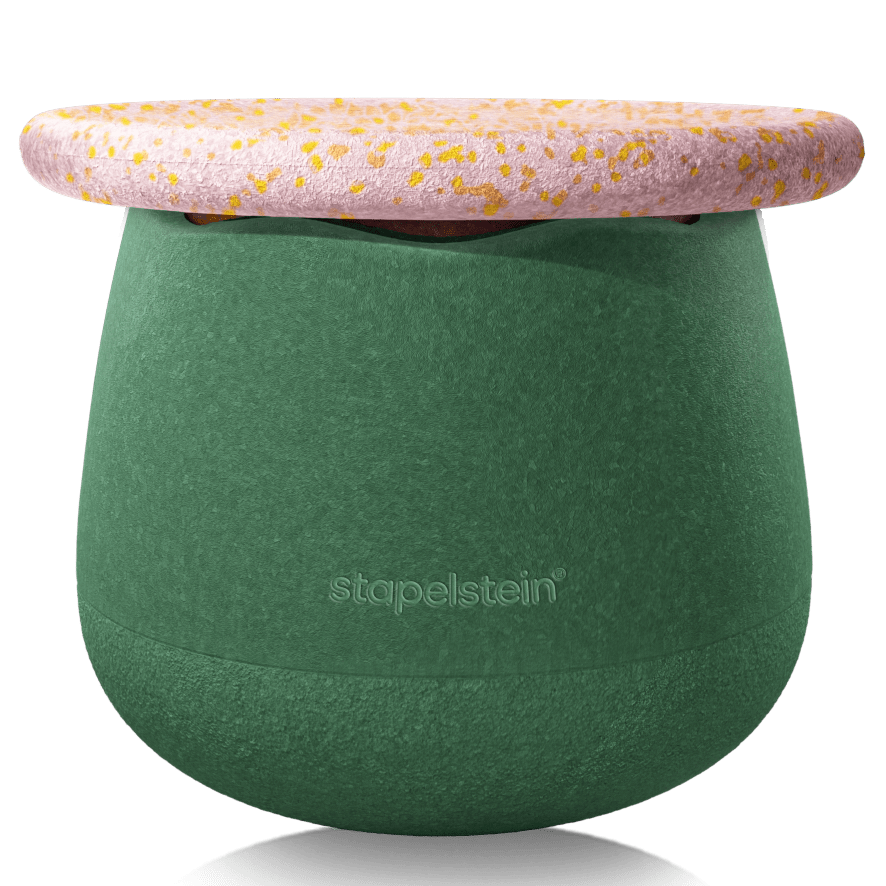 Spring Special Dynamic Small Water Lily - set van 2 + GRATIS Pad Dark Blue - Poefs en kinderzetels Stapelstein - In den Olifant