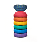 Spring Special Mini Rainbow Classic - set van 6 + GRATIS mini - Stapelspeelgoed Stapelstein - In den Olifant