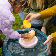 Spring Special Water Play Set - set van 4 + GRIMMS drumstok - Waterspeelgoed Stapelstein - In den Olifant
