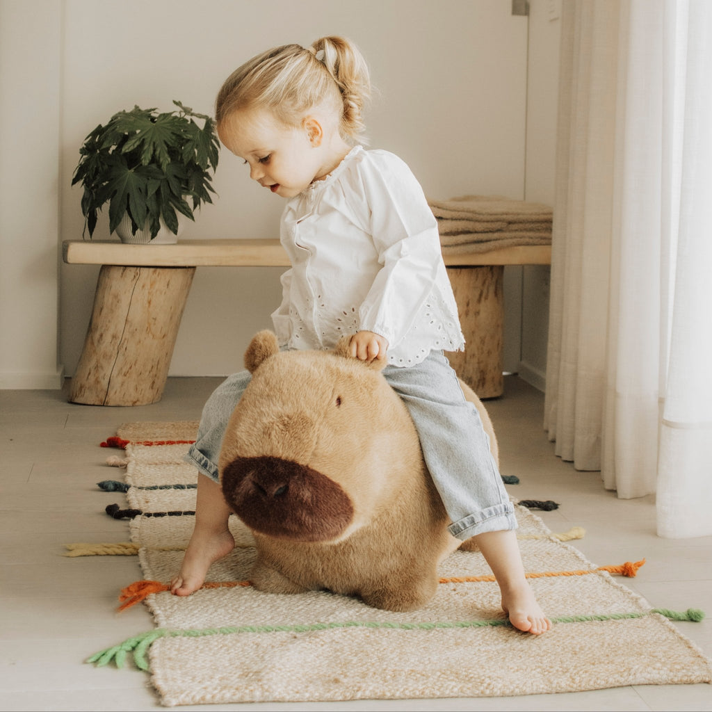 Springdier Soft Bouncy Capibara - Balansspeelgoed Wild & Soft - In den Olifant