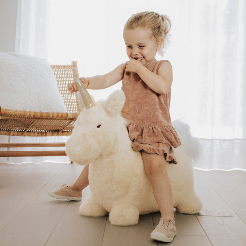 Springdier Soft Bouncy Eenhoorn - Balansspeelgoed Wild & Soft - In den Olifant