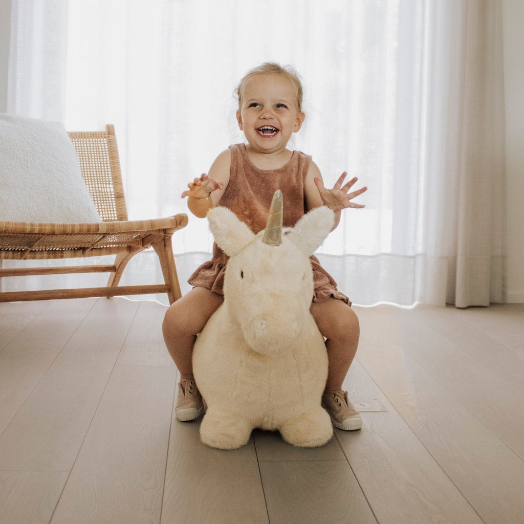 Springdier Soft Bouncy Eenhoorn - Balansspeelgoed Wild & Soft - In den Olifant