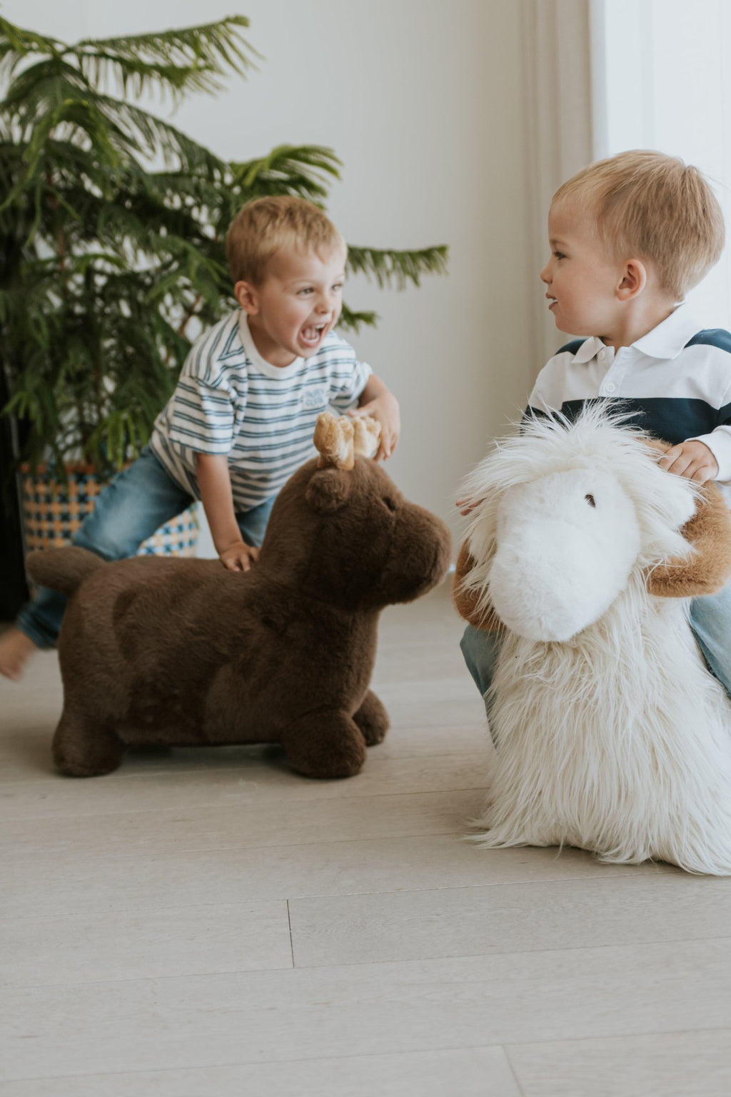 Springdier Soft Bouncy Eland - Balansspeelgoed Wild & Soft - In den Olifant