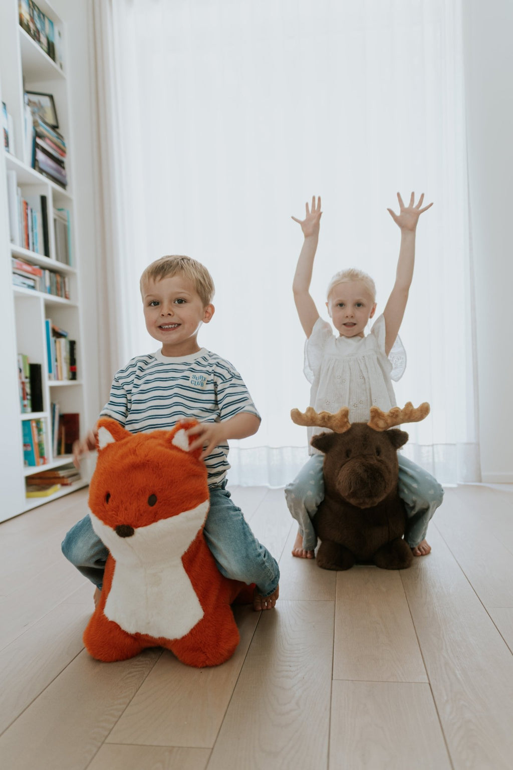 Springdier Soft Bouncy Eland - Balansspeelgoed Wild & Soft - In den Olifant