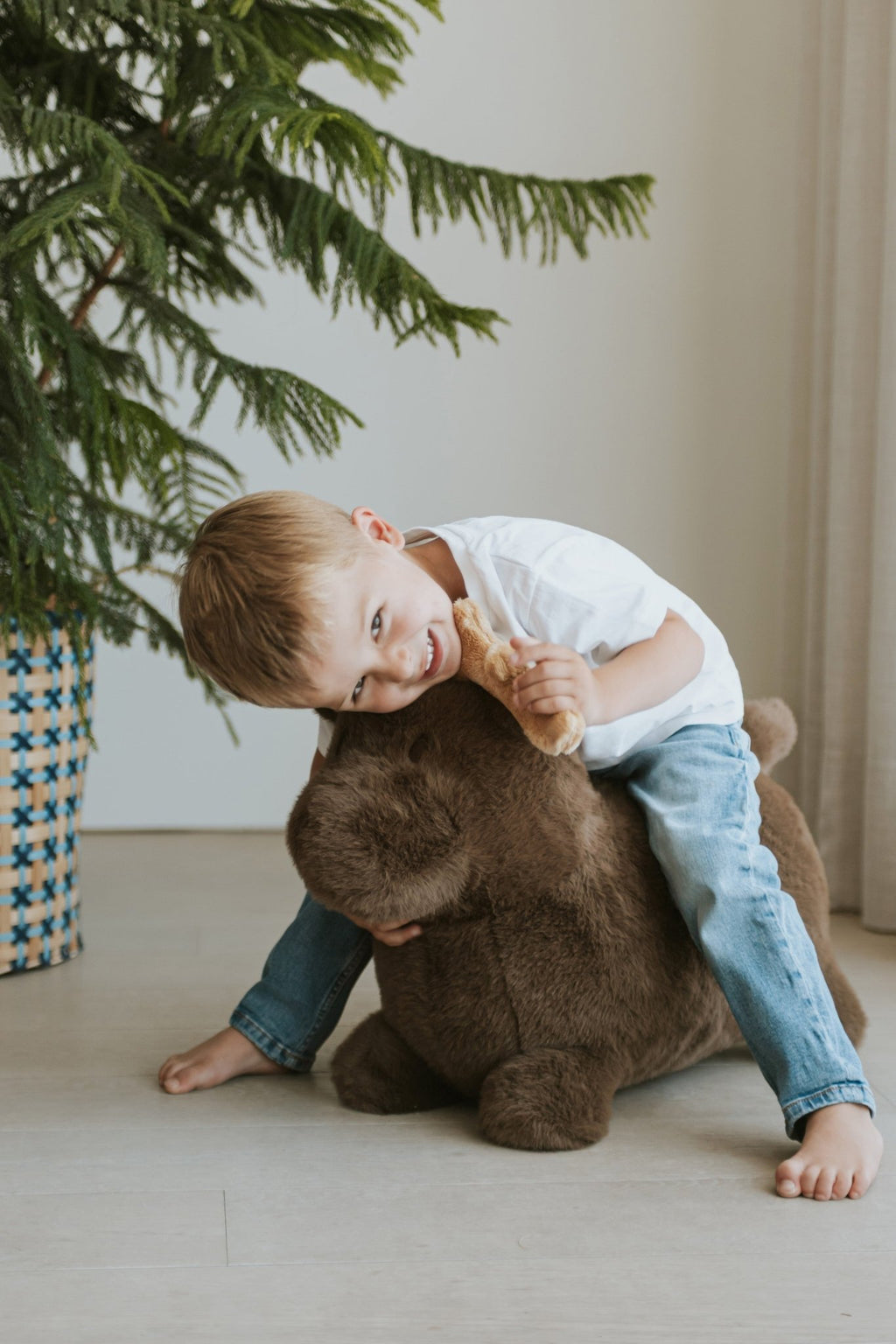 Springdier Soft Bouncy Eland - Balansspeelgoed Wild & Soft - In den Olifant