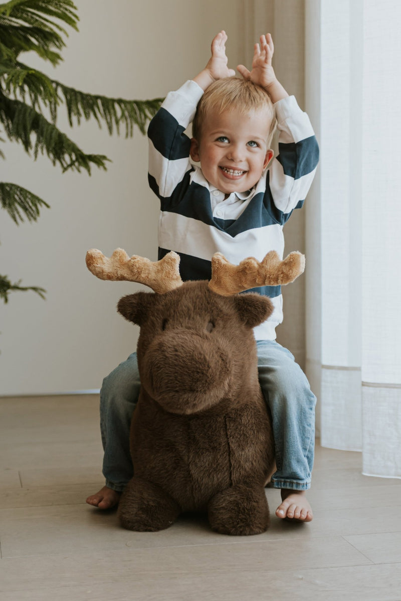 Springdier Soft Bouncy Eland - Balansspeelgoed Wild & Soft - In den Olifant