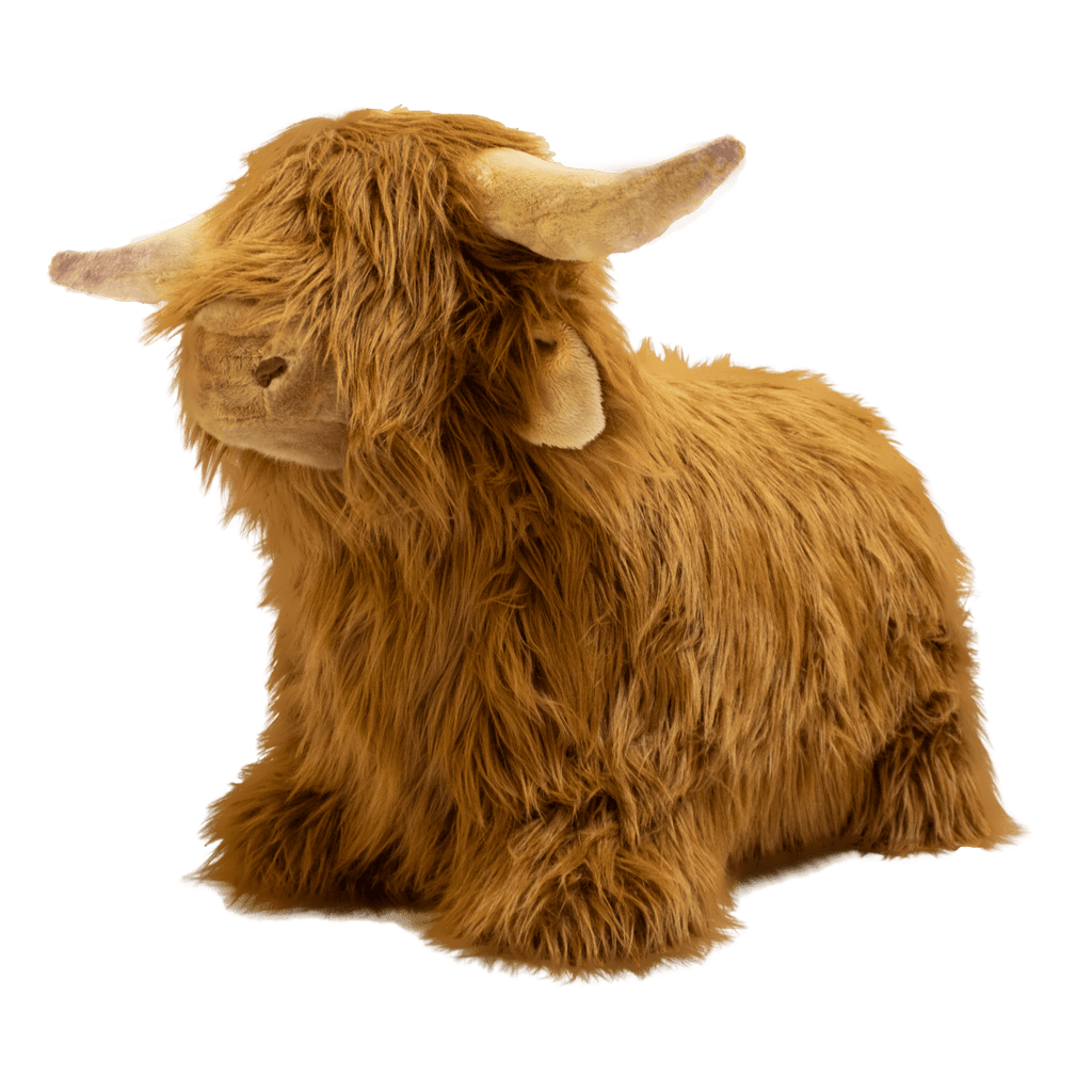 Springdier Soft bouncy Hooglandkoe - Balansspeelgoed Wild & Soft - In den Olifant