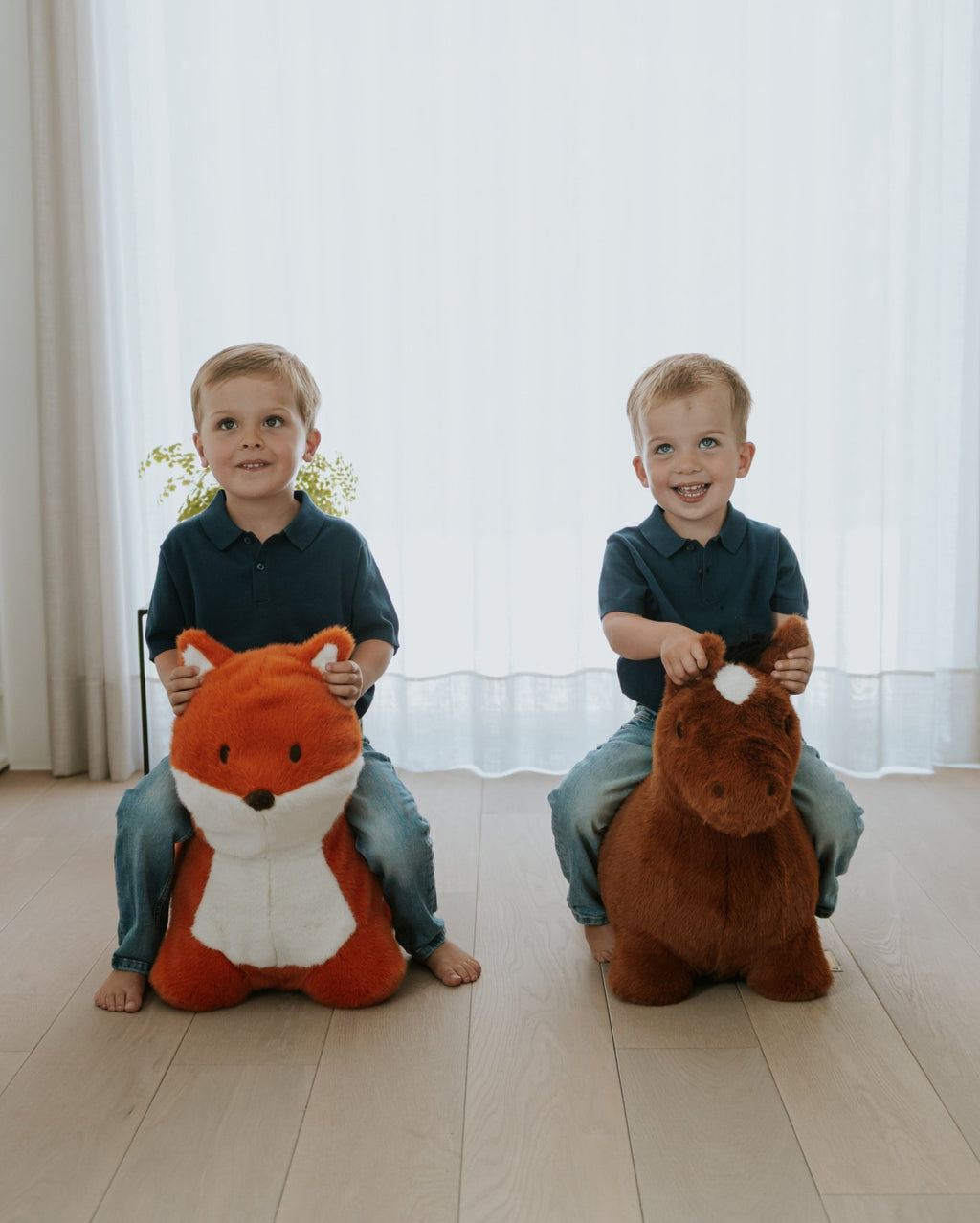 Springdier Soft Bouncy Paard - Balansspeelgoed Wild & Soft - In den Olifant
