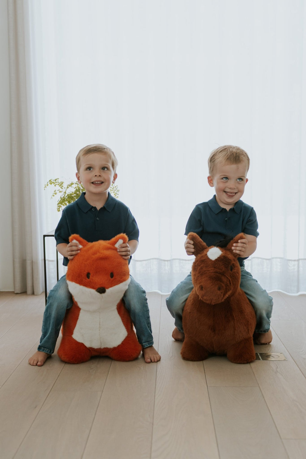 Springdier Soft Bouncy Paard - Balansspeelgoed Wild & Soft - In den Olifant