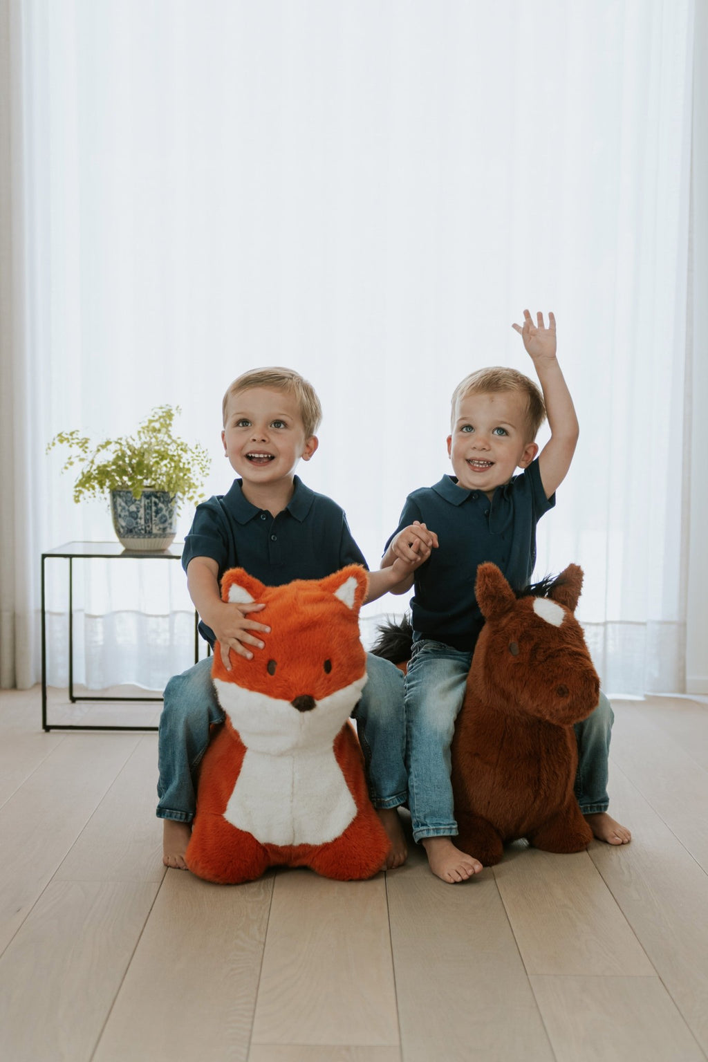 Springdier Soft Bouncy Paard - Balansspeelgoed Wild & Soft - In den Olifant