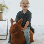 Springdier Soft Bouncy Paard - Balansspeelgoed Wild & Soft - In den Olifant