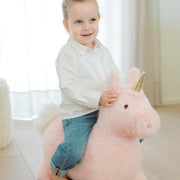 Springdier Soft bouncy Roze Eenhoorn - Balansspeelgoed Wild & Soft - In den Olifant