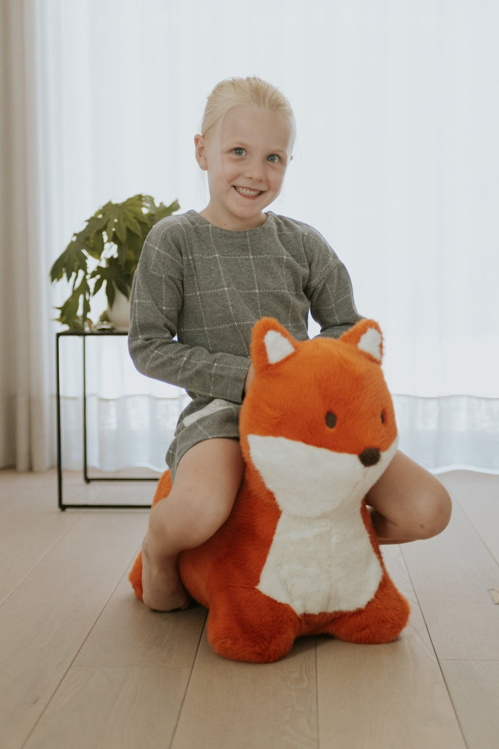 Springdier Soft Bouncy Vos - Balansspeelgoed Wild & Soft - In den Olifant
