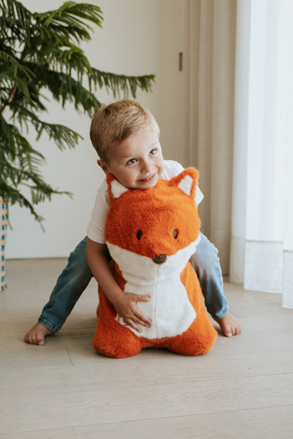 Springdier Soft Bouncy Vos - Balansspeelgoed Wild & Soft - In den Olifant