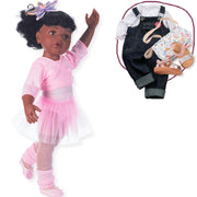 Staande Pop Hannah Bij Ballet Afro Amerikaan - 50 cm - Staande poppen Götz - In den Olifant
